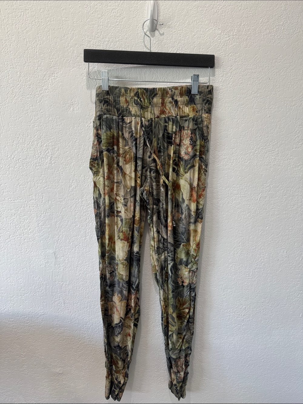 Boys + Arrows Everglades Olive Green Floral Pull-On Joggers